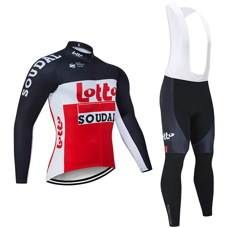 Teams - Professional cyclists with long sleeves