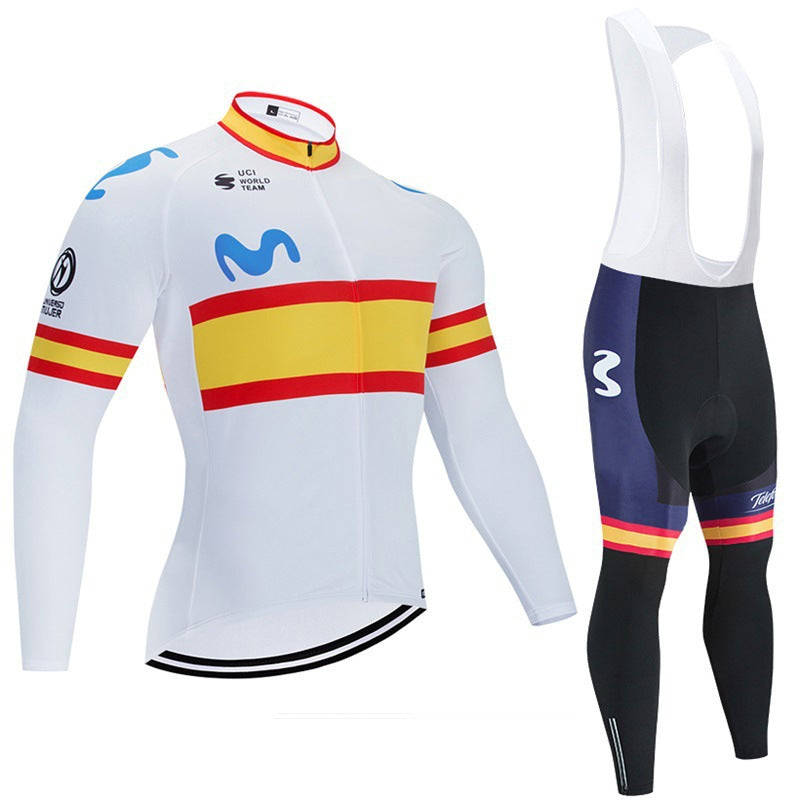 Teams - Professional cyclists with long sleeves